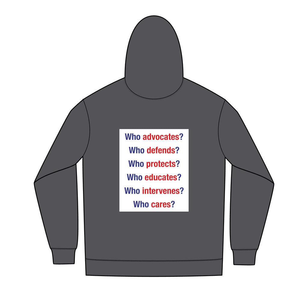 Men's District® Medium-heavy fabric Full-Zip Hoodie - Save Lives Be A Nurse (front) - Not Your Mom (back) - 60% recycled cotton, 40% recycled polyester - SLA-Z-DT8102
