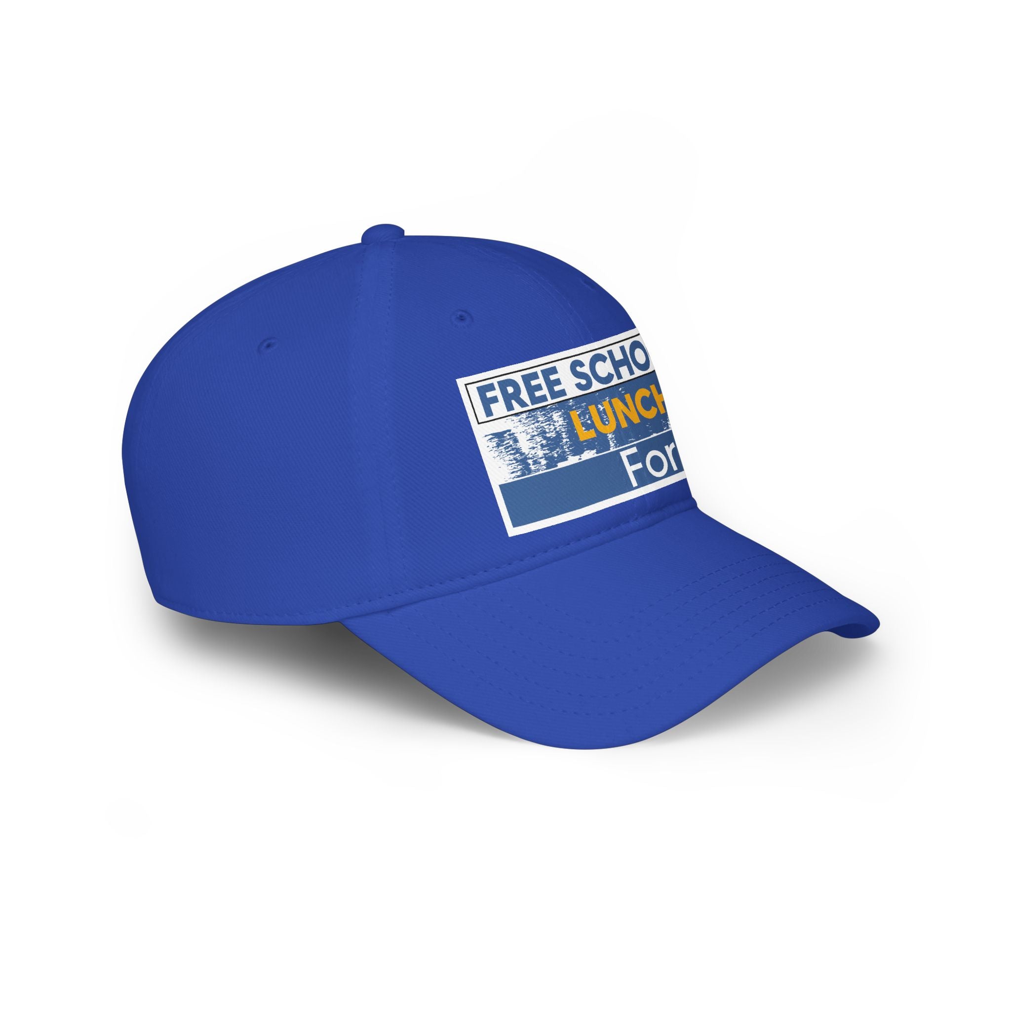 Unisex Baseball Cap - Free School Lunches For All (front) - 100% Cotton Twill - NAH-B-18-253