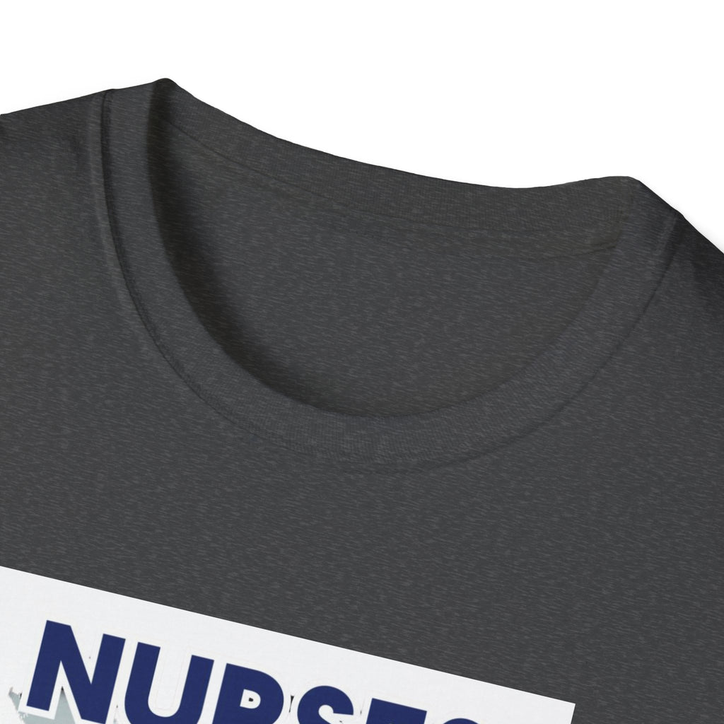 Unisex Lightweight fabric T-Shirt - Nurses For Healing The Nation (front) - Nurses Standing Up For Humanity (back) - 100% ring-spun cotton - NFH-T-G64000