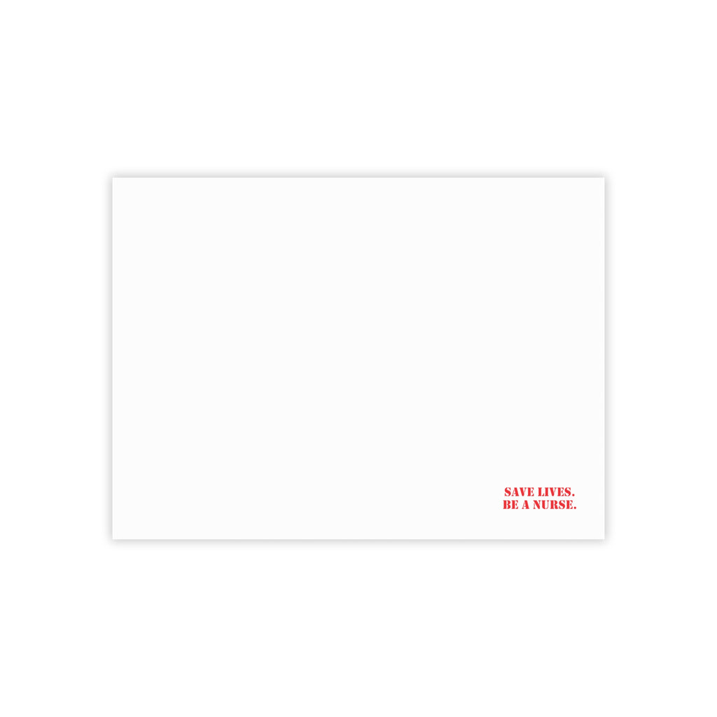Post-it® Note Pads - Save Lives Be A Nurse (front) - 75.2 gsm white uncoated paper - SLM-NP-3M
