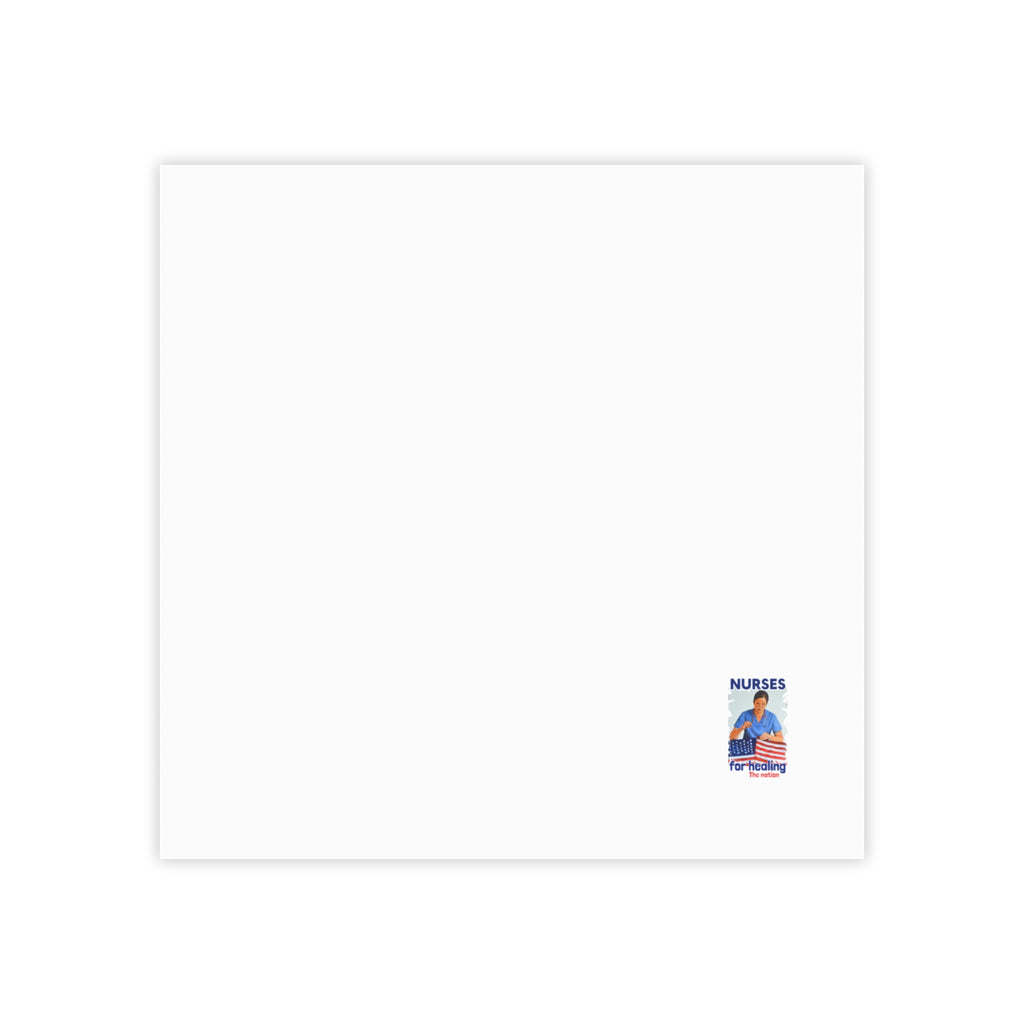 Post-it® Note Pads - Nurses For Healing The Nation (front) - 75.2 gsm white uncoated paper - NFH-NP-3M