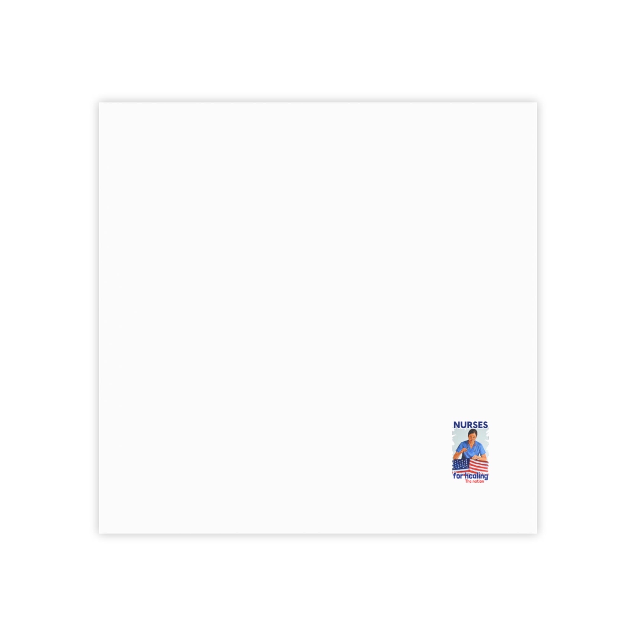 Post-it® Note Pads - Nurses For Healing The Nation (front) - 75.2 gsm white uncoated paper - NFH-NP-3M