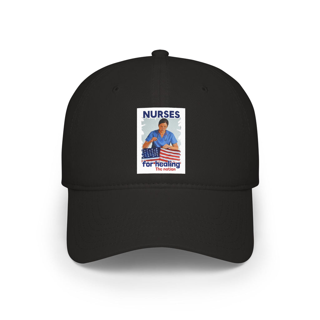 Unisex Baseball Cap - Nurses For Healing The Nation (front) - 100% Cotton Twill - NFH-B-18-253