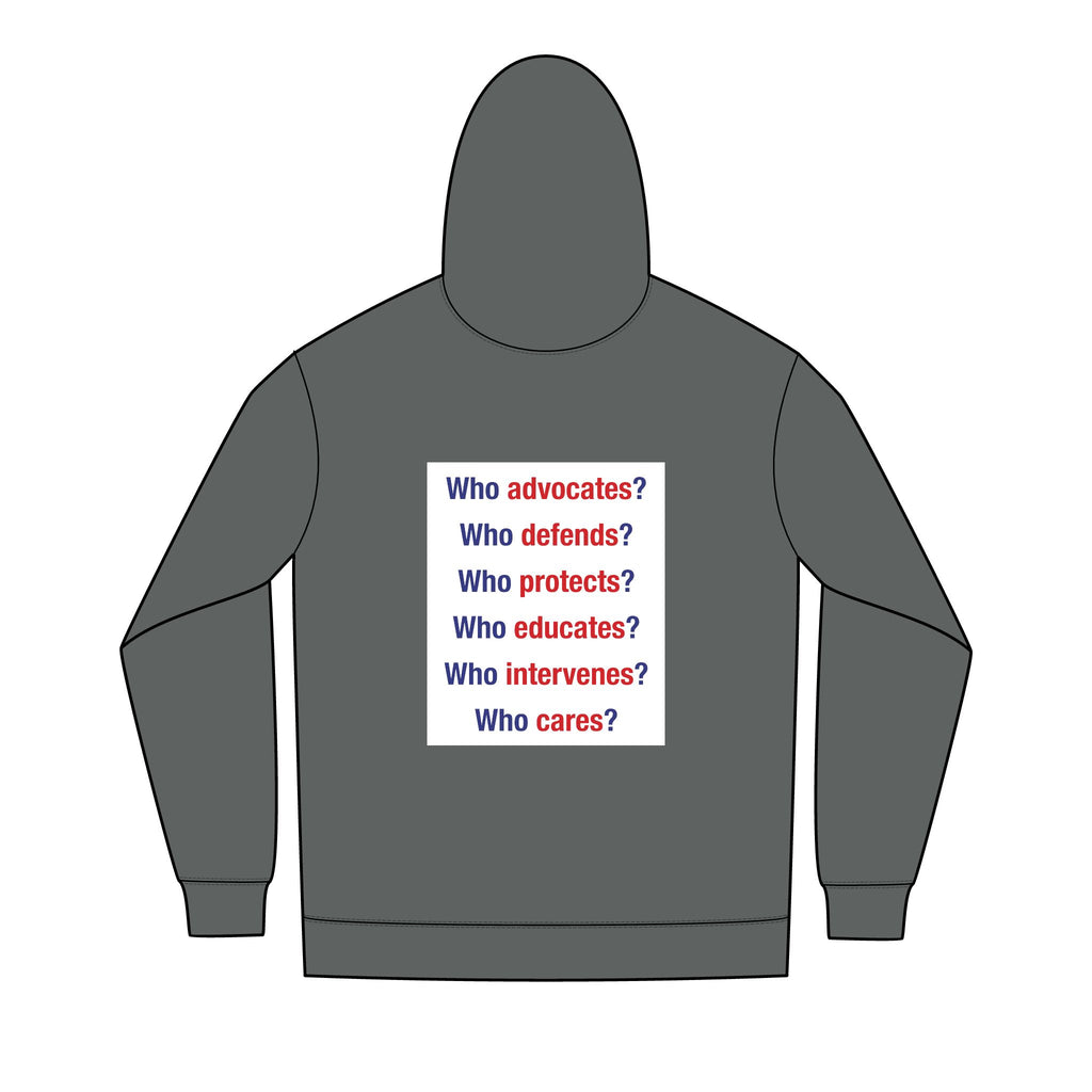 Men's District® Medium-heavy fabric Full-Zip Hoodie - Save Lives Be A Nurse (front) - Not Your Mom (back) - 60% recycled cotton, 40% recycled polyester - SLA-Z-DT8102