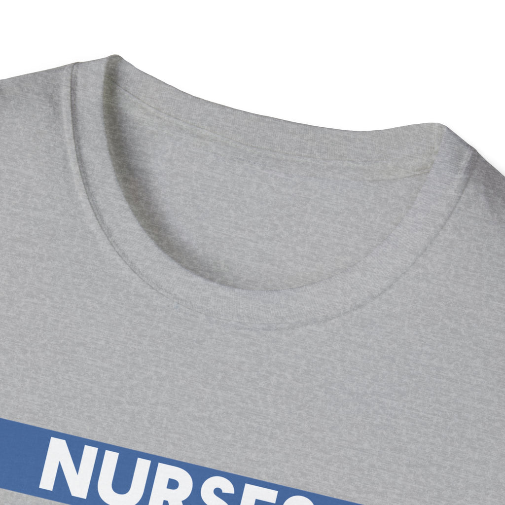 Unisex Lightweight fabric T-Shirt - Nurses Condemning Closure of USAID (front) - Nurses For NIH CDC FEMA USAID And YOU (back) - 100% ring-spun cotton - NFG-T-G64000