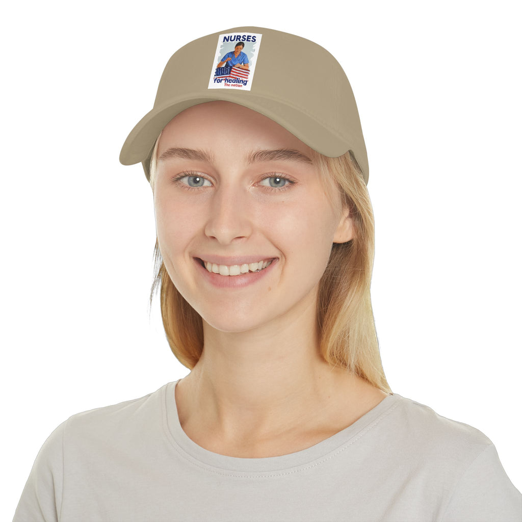 Unisex Baseball Cap - Nurses For Healing The Nation (front) - 100% Cotton Twill - NFH-B-18-253