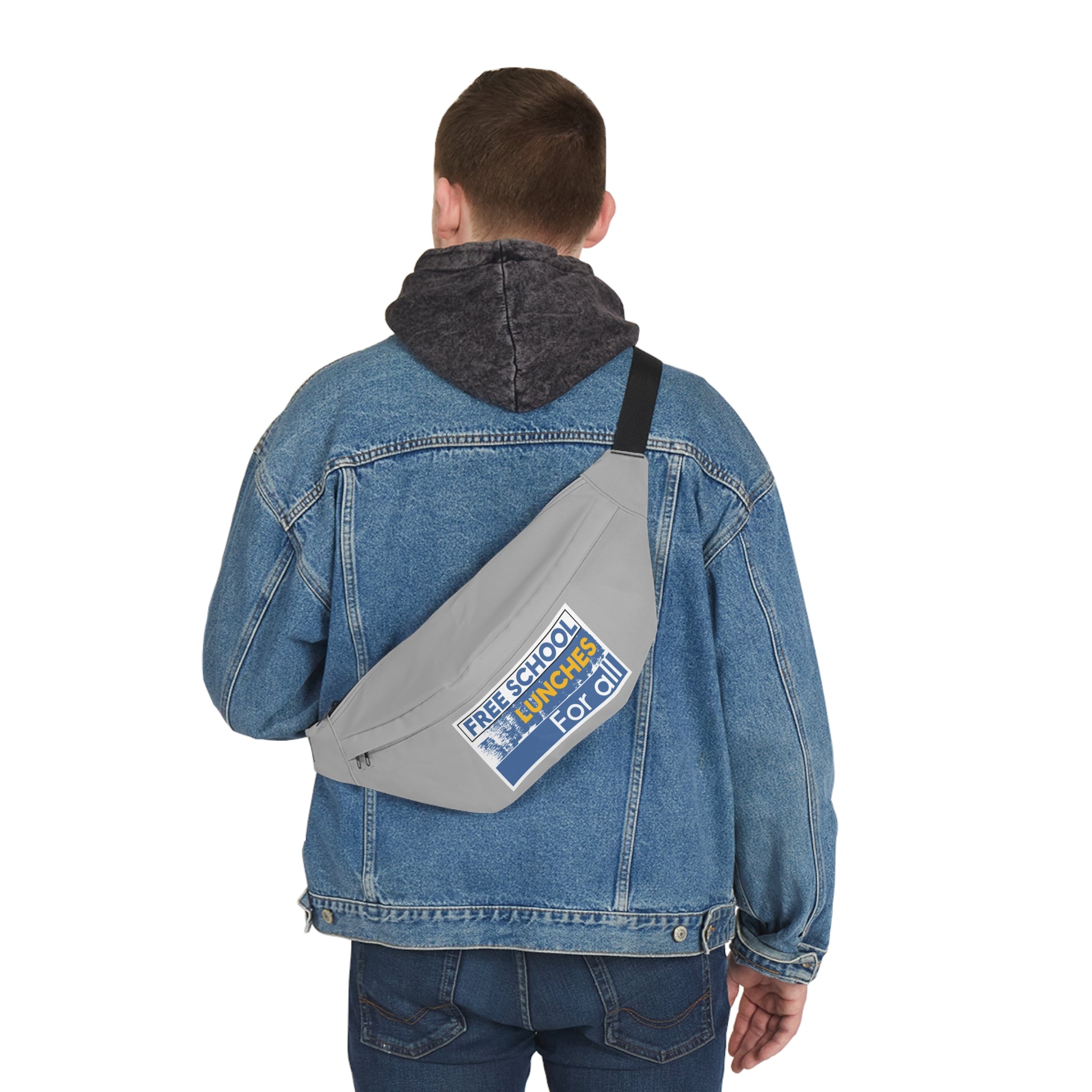 Nurse Fanny Pack – Free School Lunches for All Design - Adjustable Waist Bag for Nurses - NAH-FP-01