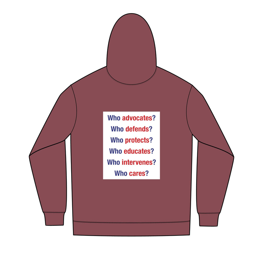 Men's District® Medium-heavy fabric Full-Zip Hoodie - Save Lives Be A Nurse (front) - Not Your Mom (back) - 60% recycled cotton, 40% recycled polyester - SLA-Z-DT8102