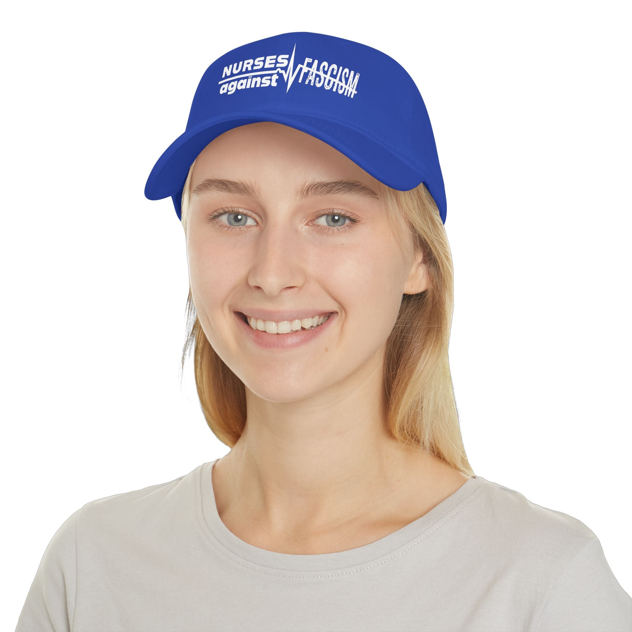 Unisex Baseball Cap - Nurses Against Fascism (front) - 100% Cotton Twill - NAF-B-18-253