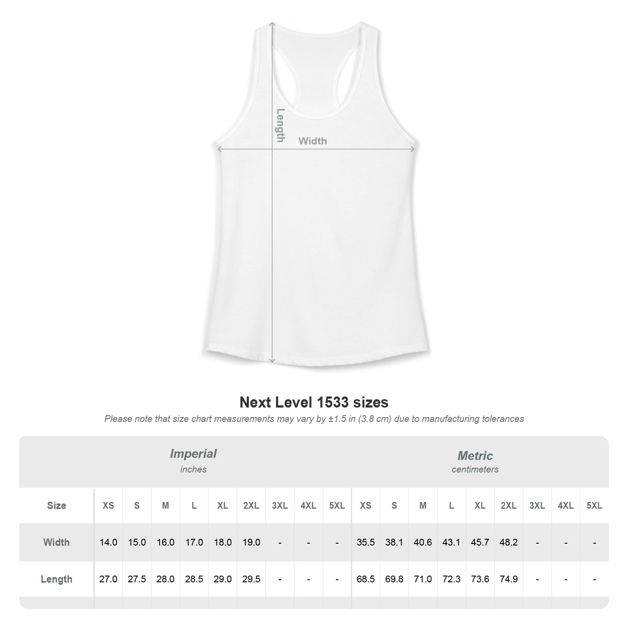 Women's Extra Light fabric Ideal Racerback Tank - Nurses Condemning Closure of USAID (front) - Nurses For NIH CDC FEMA USAID And YOU (back) - 60% combed, ring-spun cotton and 40% polyester - NFG-R-NL1533