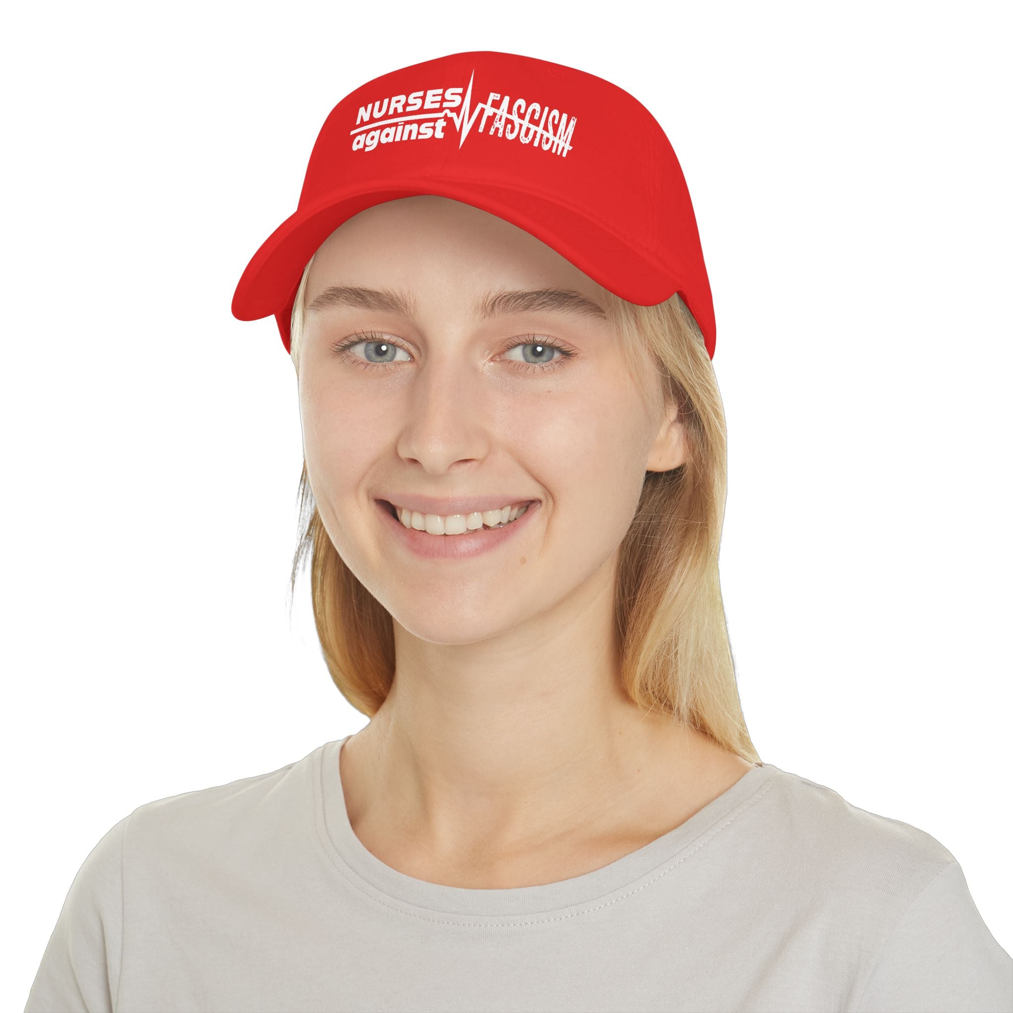 Unisex Baseball Cap - Nurses Against Fascism (front) - 100% Cotton Twill - NAF-B-18-253