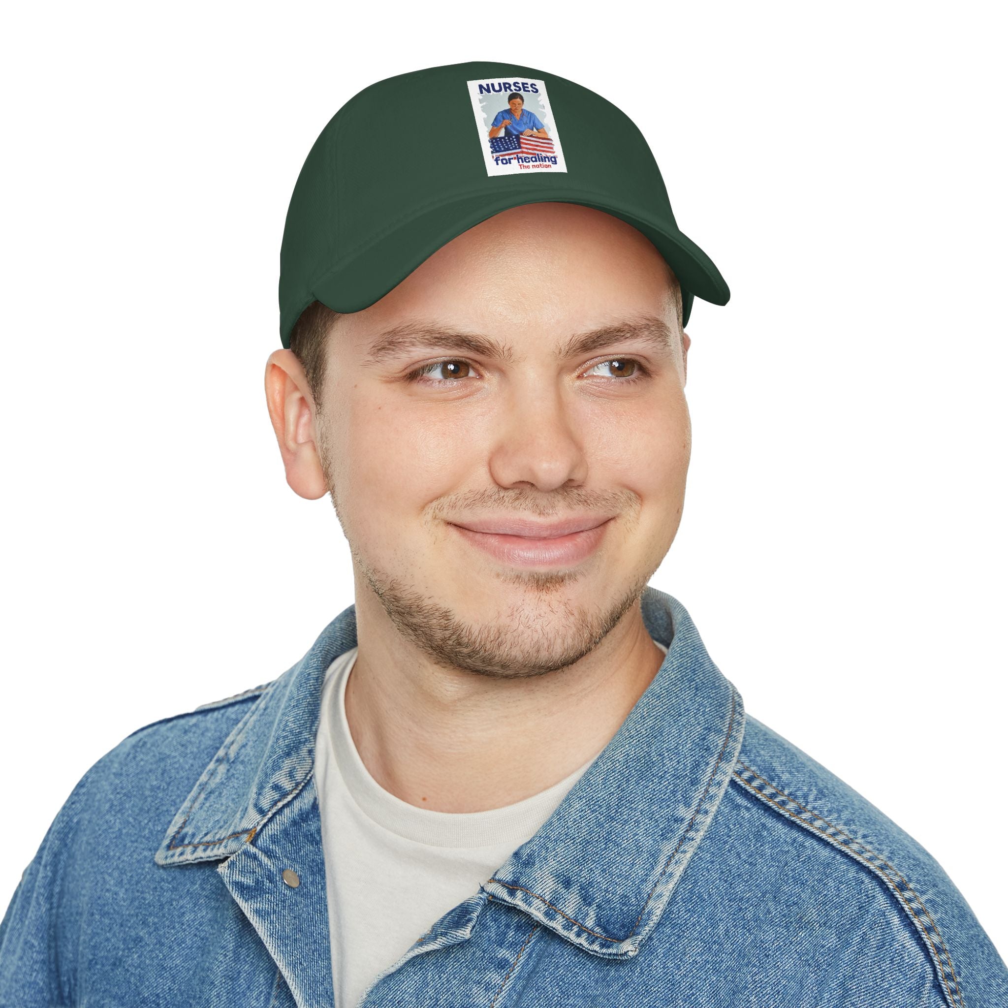 Unisex Baseball Cap - Nurses For Healing The Nation (front) - 100% Cotton Twill - NFH-B-18-253