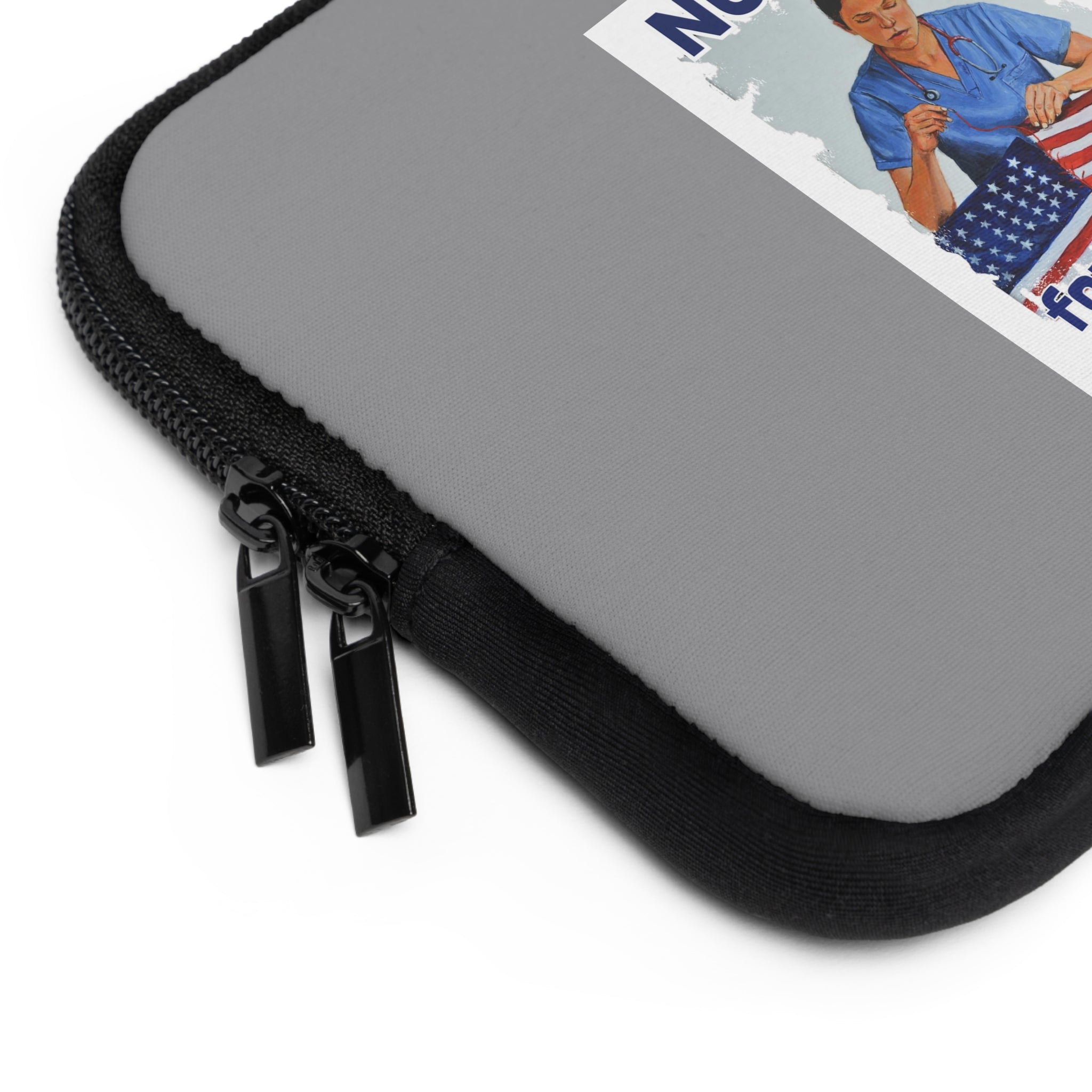 Laptop Sleeve - Nurses For Healing The Nation (front) - Smooth neoprene - NFH-LS-01