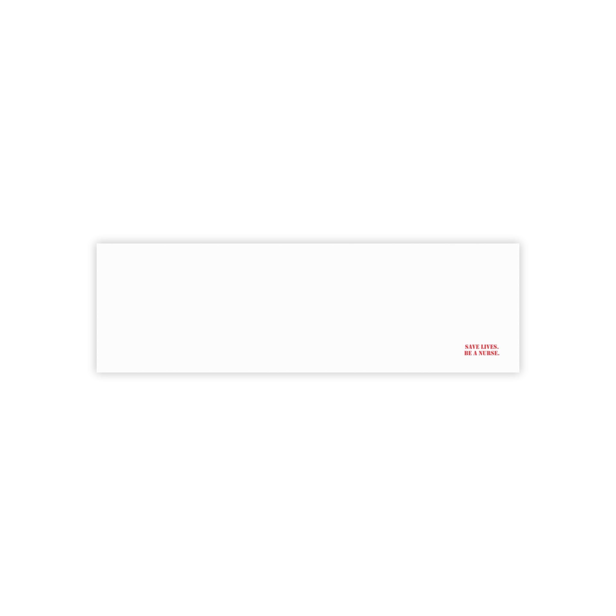 Post-it® Note Pads - Save Lives Be A Nurse (front) - 75.2 gsm white uncoated paper - SLA-NP-3M