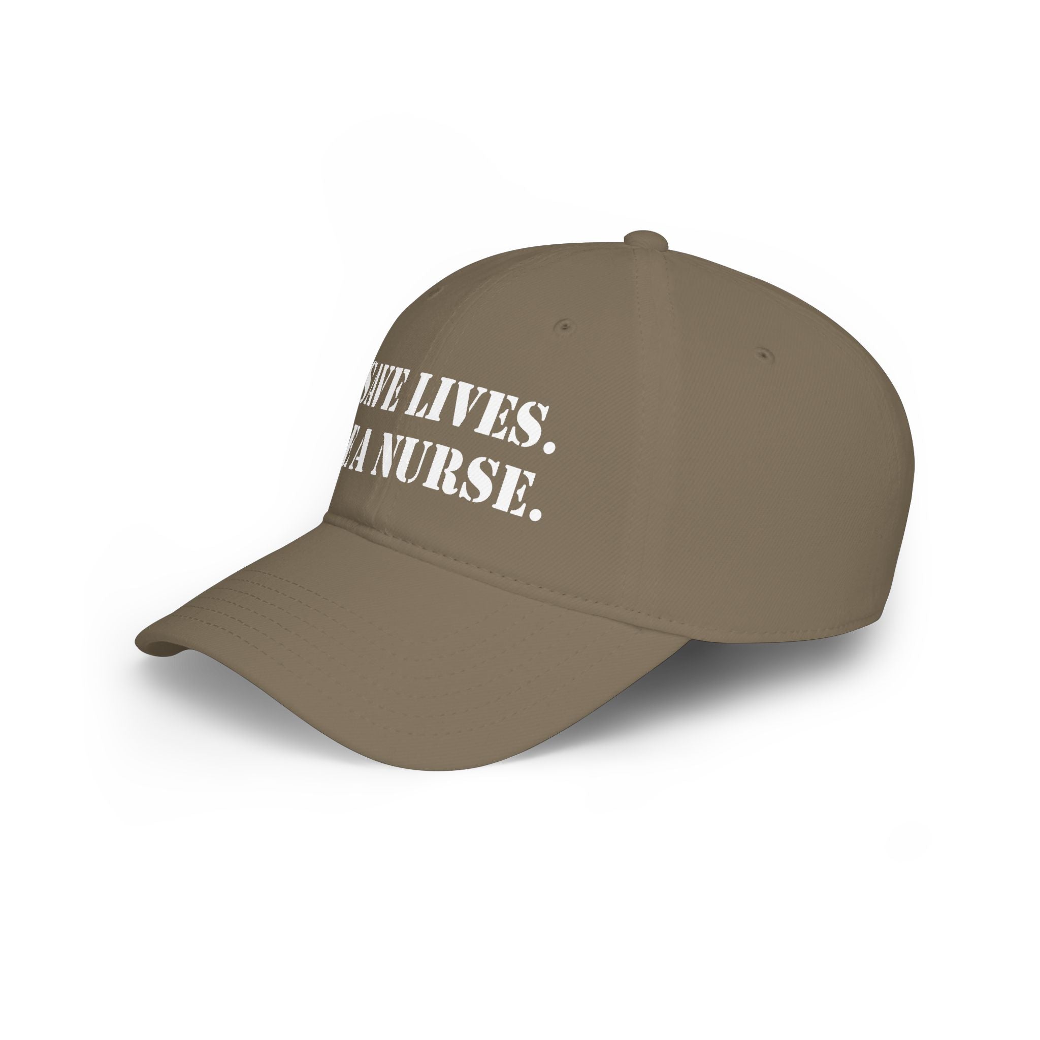 Unisex Baseball Cap - Save Lives Be A Nurse (front) - 100% Cotton Twill - SLA-B-18-253