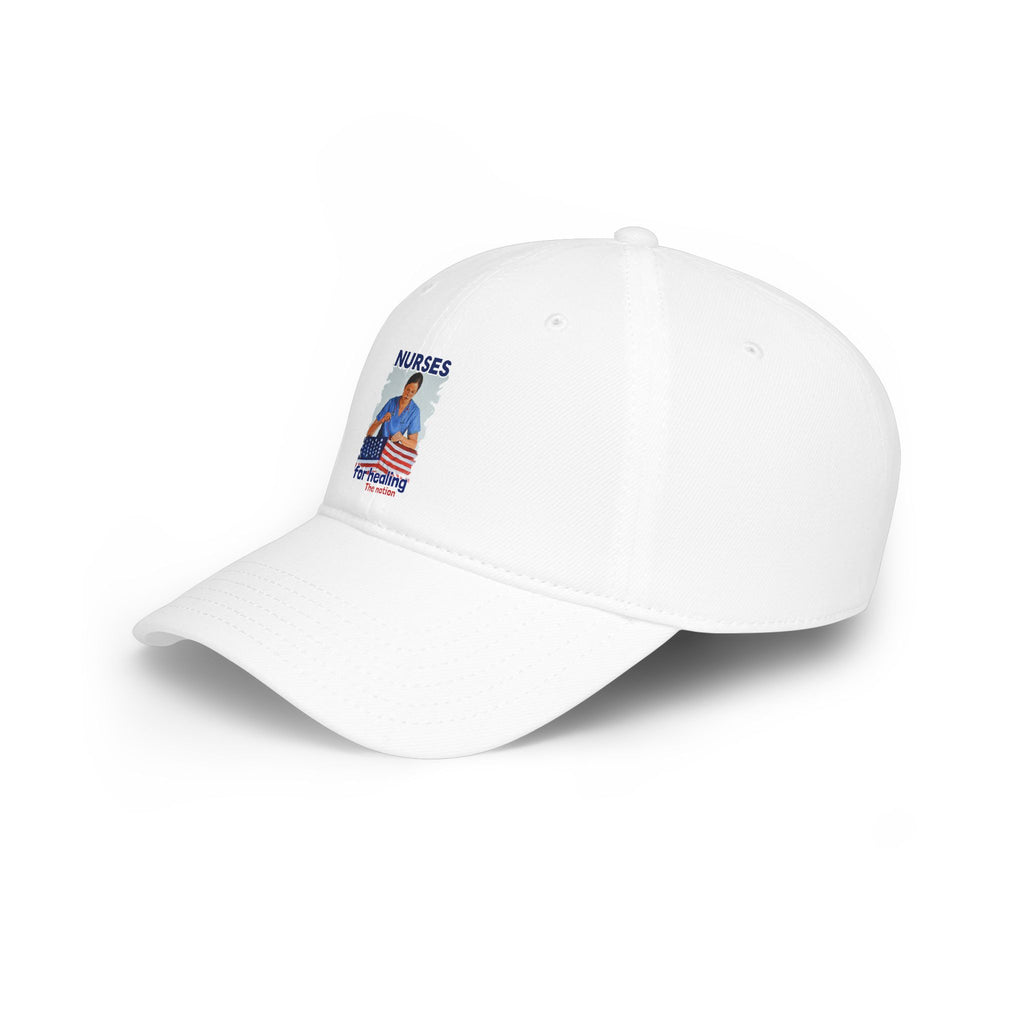 Unisex Baseball Cap - Nurses For Healing The Nation (front) - 100% Cotton Twill - NFH-B-18-253