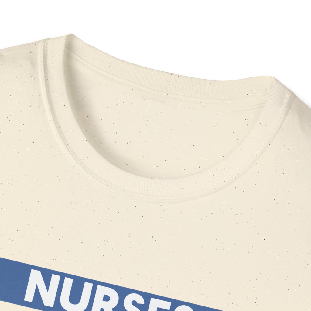 Unisex Lightweight fabric T-Shirt - Nurses Condemning Closure of USAID (front) - Nurses For NIH CDC FEMA USAID And YOU (back) - 100% ring-spun cotton - NFG-T-G64000