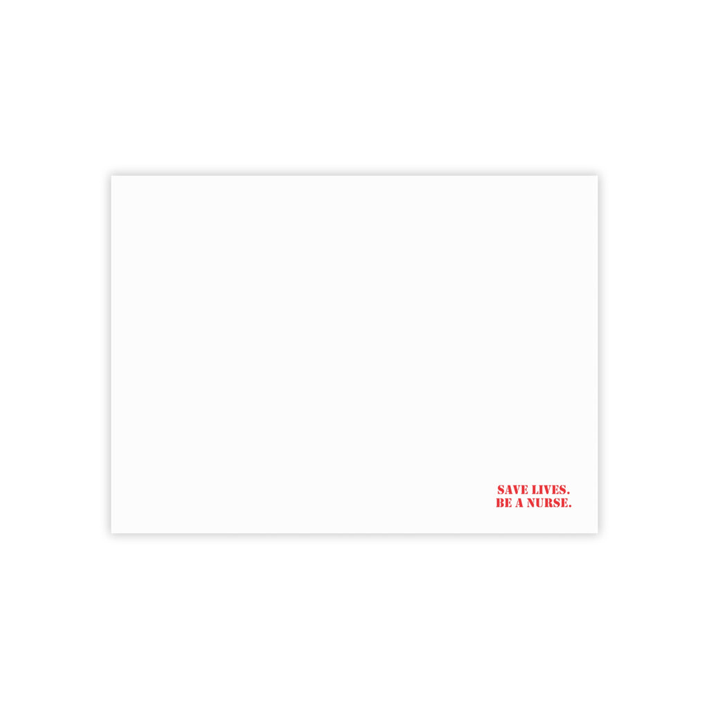 Post-it® Note Pads - Save Lives Be A Nurse (front) - 75.2 gsm white uncoated paper - SLA-NP-3M