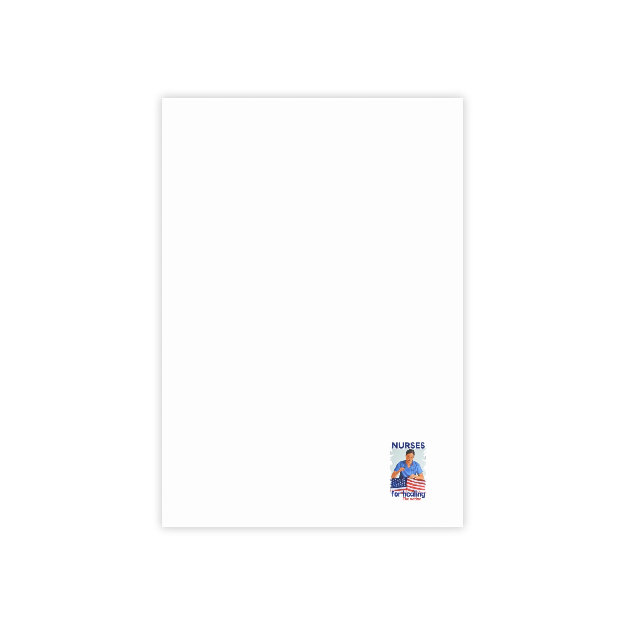 Post-it® Note Pads - Nurses For Healing The Nation (front) - 75.2 gsm white uncoated paper - NFH-NP-3M