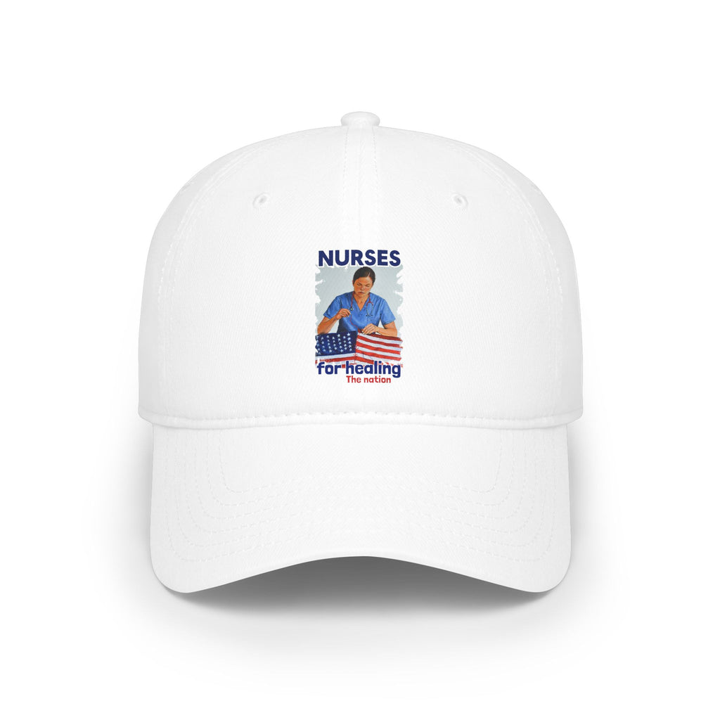 Unisex Baseball Cap - Nurses For Healing The Nation (front) - 100% Cotton Twill - NFH-B-18-253
