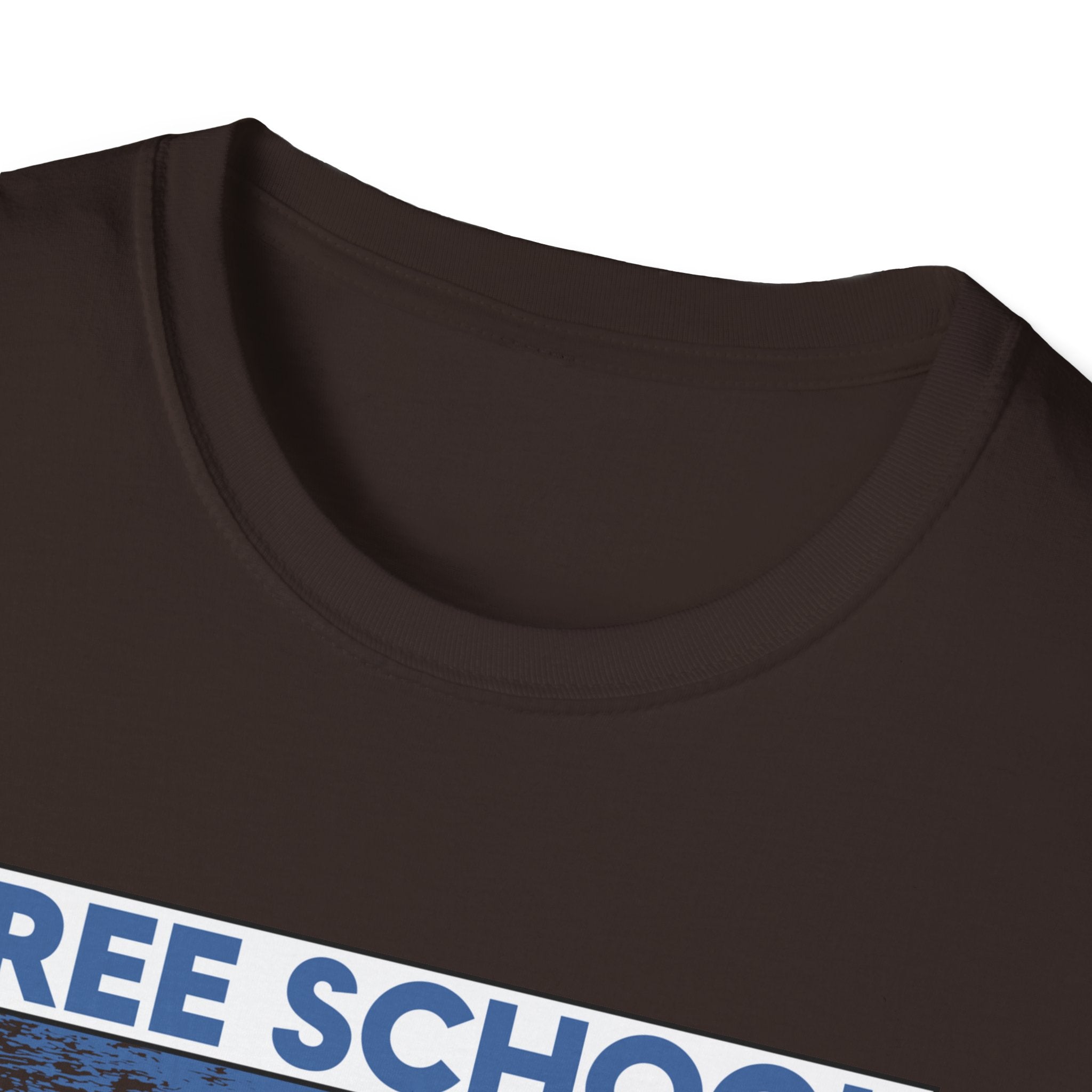 Unisex Lightweight fabric T-Shirt - Free School Lunches For All (front) - Nurses Against The Rich Starving The Poor (back) - 100% ring-spun cotton - NAH-T-G64000