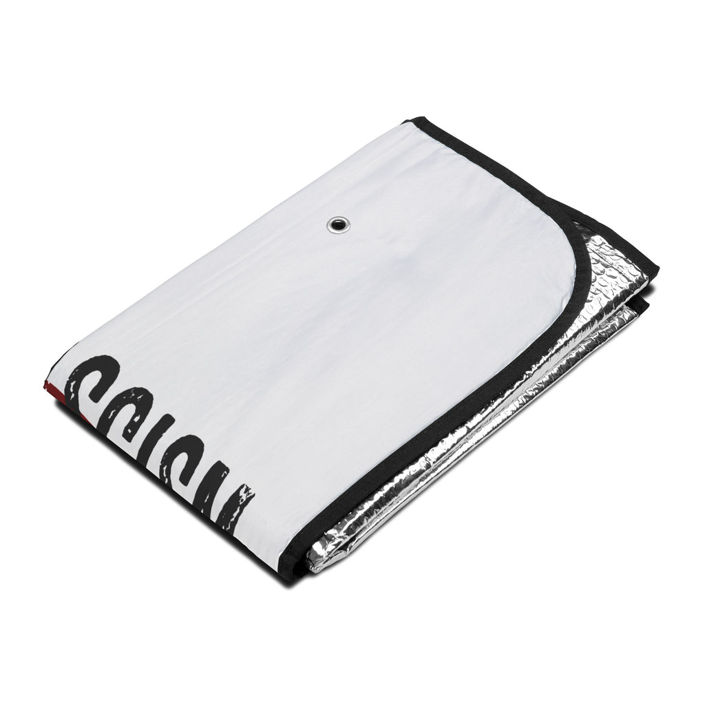 Unisex Car Sun Shades - Nurses Against Fascism (front) - 100% Polyester & 100% Aluminized film cushion - NAF-CA-02